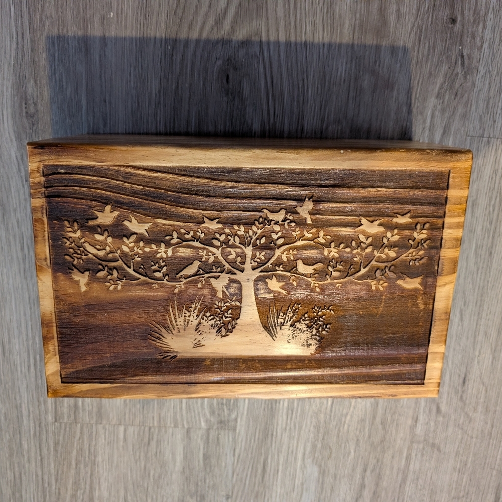 Tree Of Life And Birds Urn